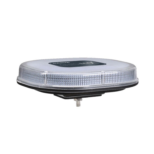 Narva 85011Ag 12/24V Aeromax Mini LED Light Box (Amber/Green) Single Bolt Mount With Clear Lens