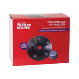 ASTSS 150mm Holden HT Type Non-Braked Lazy Hub (5x108) to Suit LM Bearings (Black) - R1907B