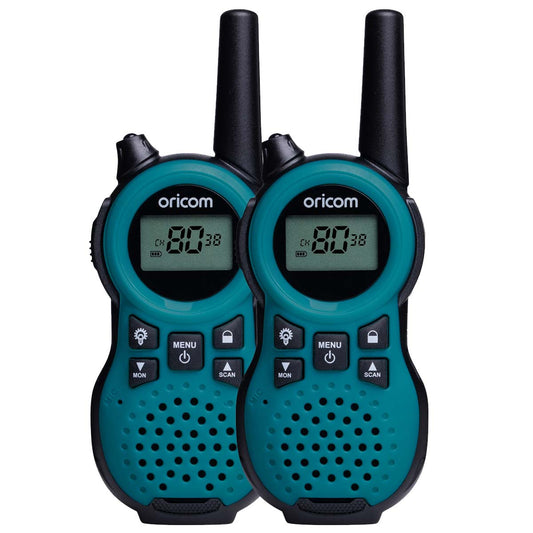 Oricom PMR795 1 Watt Handheld UHF CB Radio Twin Pack - PMR795BL