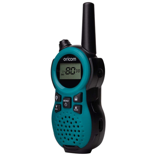Oricom PMR795 1 Watt Handheld UHF CB Radio Twin Pack - PMR795BL