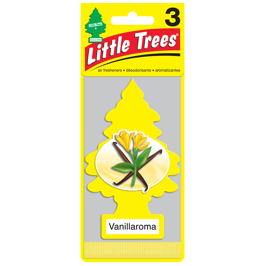 Little Trees Air Freshener Vanillaroma 3 Pack - 32005