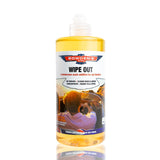 Bottle of Bowden's Wipe Out windshield wash additive on a white background