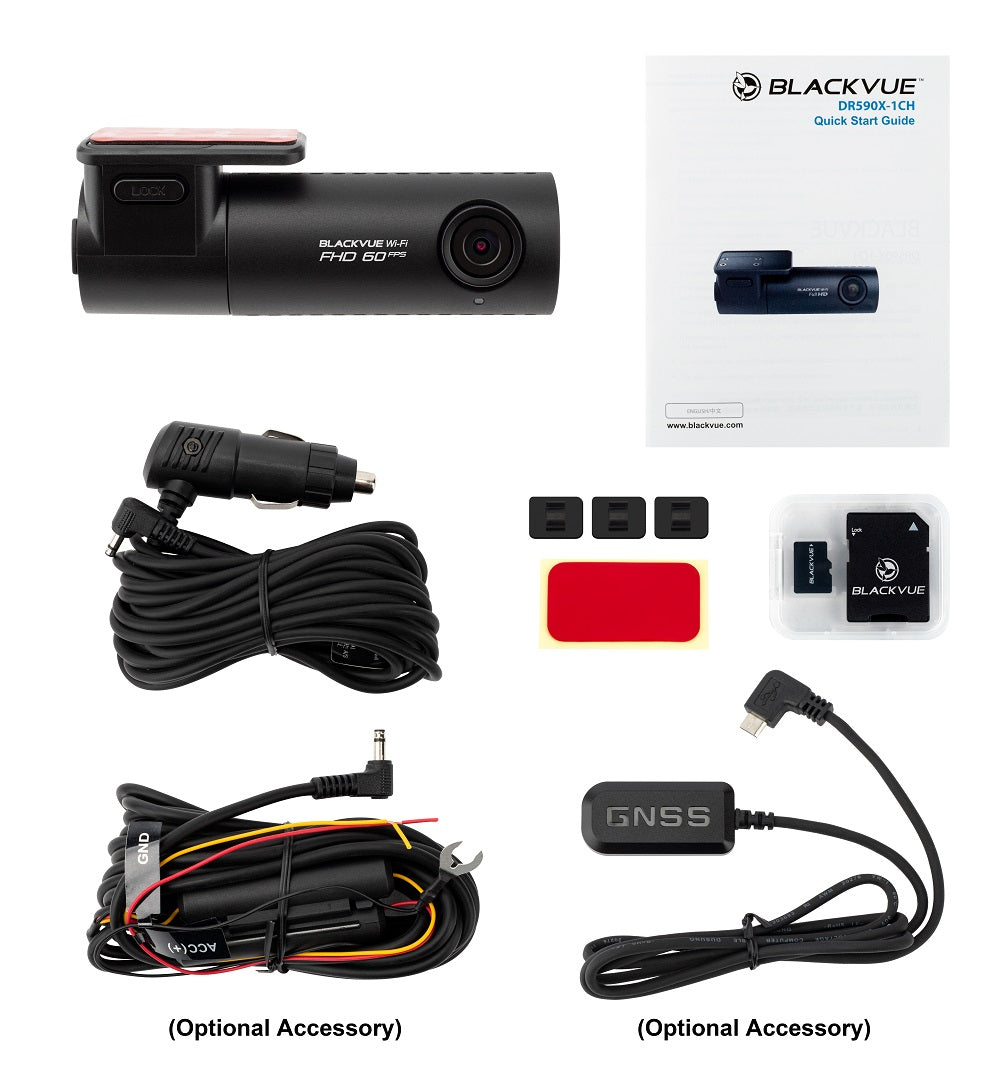 BlackVue DR590X-1CH-64 FHD 1 Channel Dash Cam 64GB (Front Only)