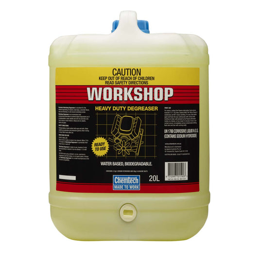 Chemtech Workshop Heavy Duty Degreaser 20L - CWD-20L  (Bulky Item - Freight Applies)