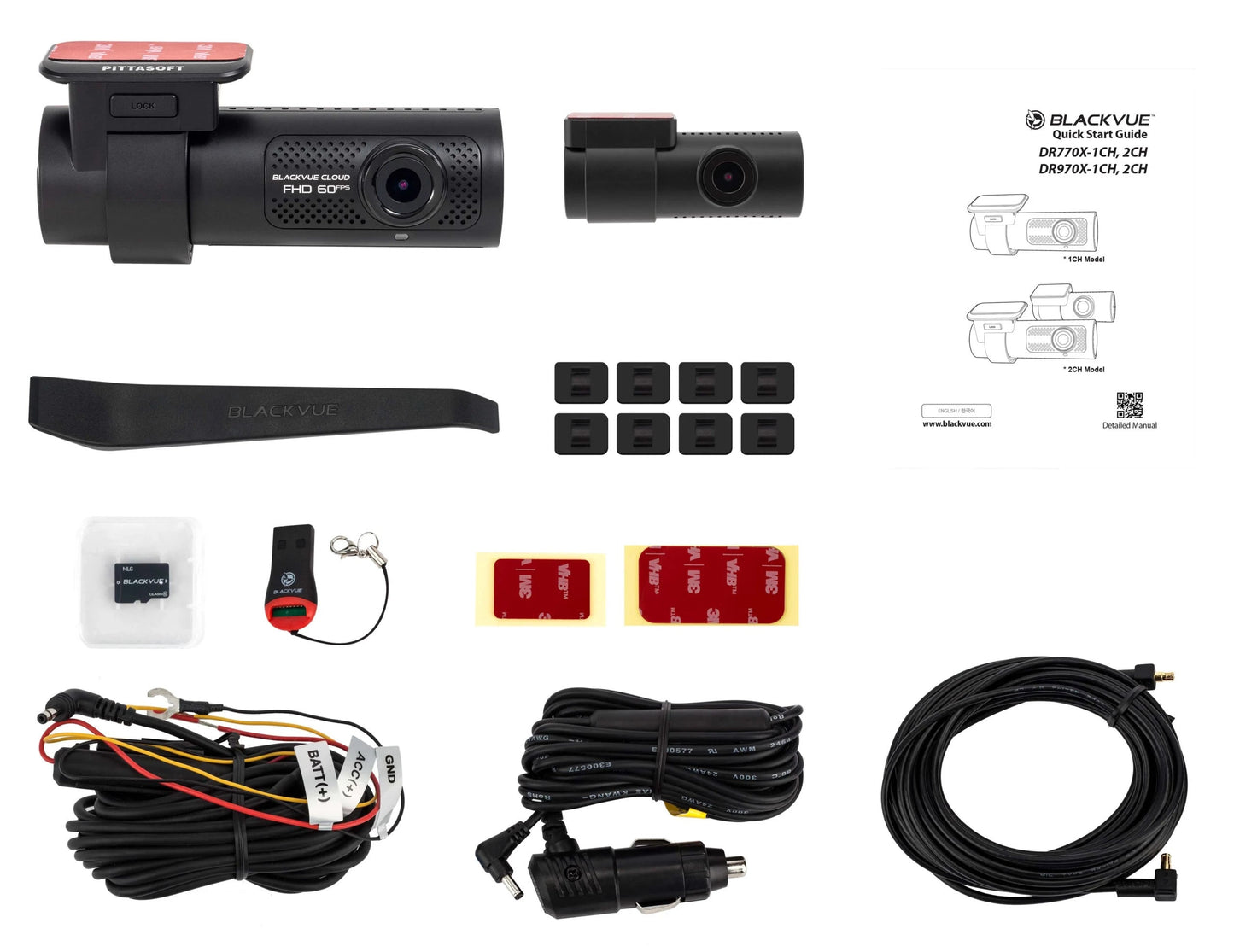 Blackvue DR770X-2CH-64 FHD Cloud Ready Dash Cam 2 Channel (Front + Rear)