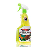 Bowden's Sublime Clean spray bottle filled with a yellow liquid, on a white background