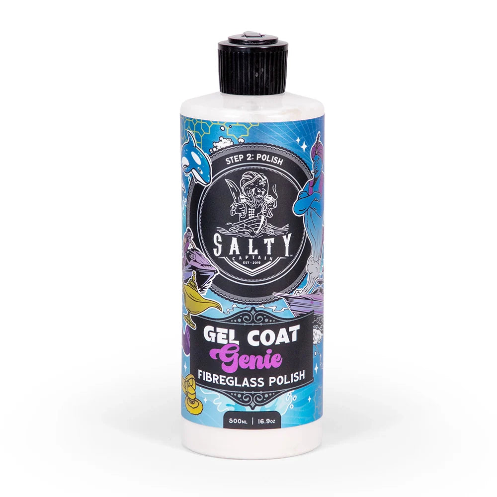 Salty Captain Gel Coat Genie - Fibreglass Polish Compound 500ml - DETGCGE500