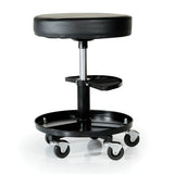 Impact Adjustable Mechanics Stool Seat - Black (440mm-560mm Height) - IG7308 (Bulky Item - Freight Applies)