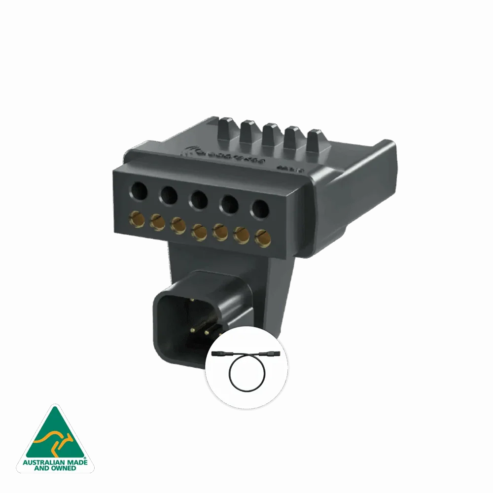 Elecbrakes PP7-12 elecConnect Adapter for 7 Pin Vehicle to 12 Pin Trailer