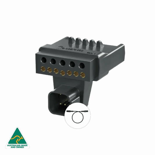 Elecbrakes PP7-12 elecConnect Adapter for 7 Pin Vehicle to 12 Pin Trailer
