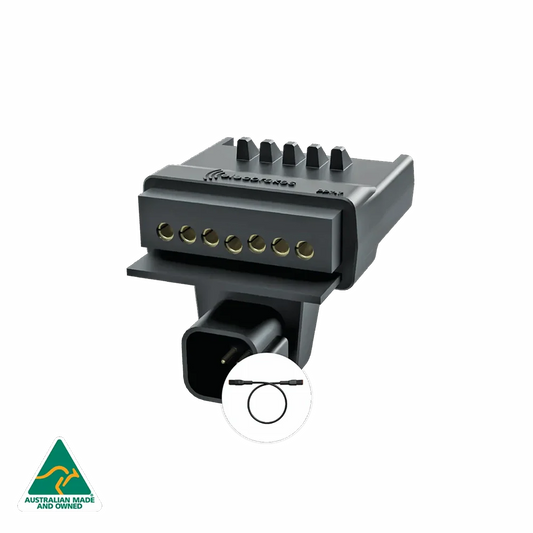Elecbrakes PP7-7 elecConnect Adapter for 7 Pin Vehicle to 7 Pin Trailer