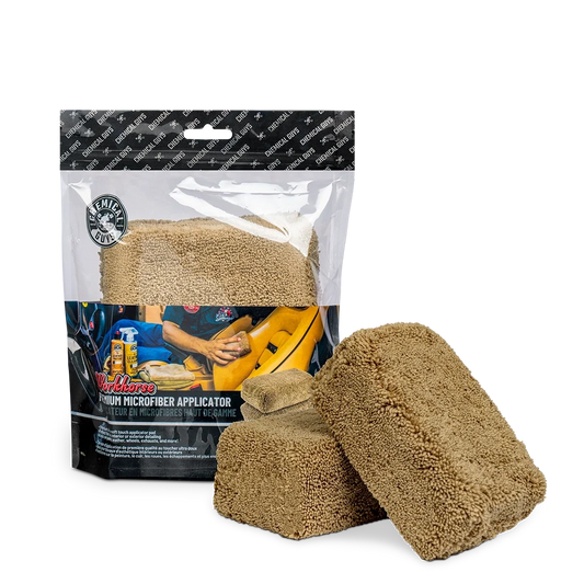 Chemical Guys Workhorse Premium Microfiber Applicator in Tan - MIC28402
