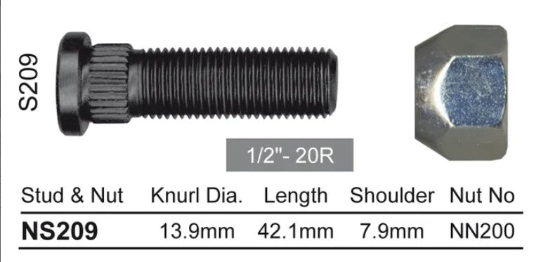 Nice Stud & Nut - NS209