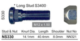 Nice Wheel Stud & Nut Set - NS330