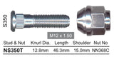 Nice Wheel Stud & Nut Set - NS350T