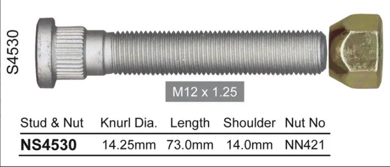 Nice Wheel Stud - NS4530