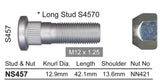 Nice Wheel Stud & Nut Set - NS457