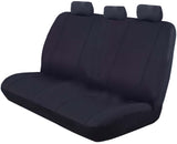 Ilana Car Seat Covers Outback Canvas Size 06H Universal Rear Black - OUT06HBLK (Bulky Item - Freight Applies)