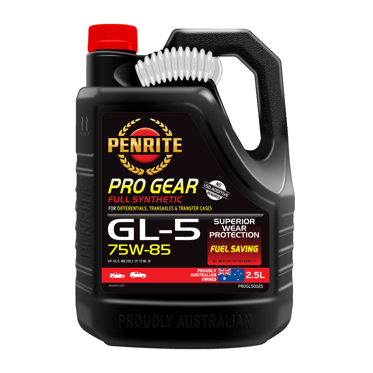 Penrite Pro Gear GL-5 75W-85 Full Synthetic 2.5L - PROGL50025 (Pickup Only)