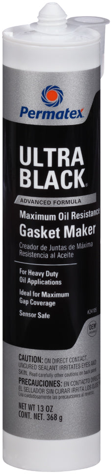 Permatex Ultra Black Maximum Oil Resistant Gasket Maker - 300mL - 24105 - PX24105