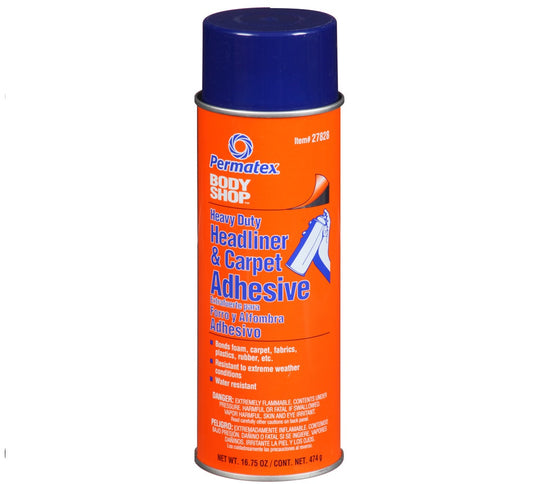 Permatex Heavy Duty Headliner & Carpet Adhesive Aerosol 474G - 27828 - PX27828