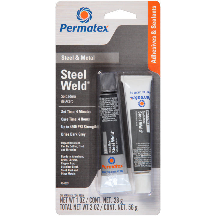 Permatex Steel Weld 56g Dries Dark Grey  - 84209 - PX84209