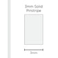 SAAS 3mm Pinstripe, Solid White (10m) - 1102