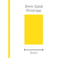 SAAS 3mm Pinstripe, Solid Yellow (10m) - 1117