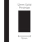 SAAS 12mm Pinstripe, Solid Black (10m) - 11401