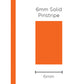 SAAS 6mm Pinstripe, Solid Orange (10m) - 1218