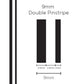 SAAS 9mm Pinstripe, Double Black (10m) - 1501
