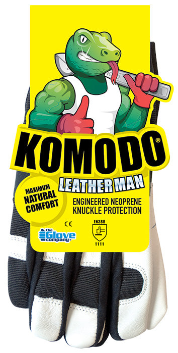 Komodo Pair of Leather Man Gloves - Extra Extra Large - 634805