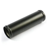 SAAS Pipe 63mm diameter x 200mm Aluminium Black Powder Coat - SP6363200