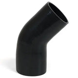 SAAS 45Deg 4 Ply Silicone Reducer 89mm x 102mm Black - SSH4589102