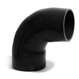 SAAS 90Deg 4 Ply Silicone Reducer 89mm x 95mm Black - SSH908995
