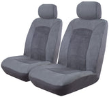 Ilana Charisma Seat Covers Universal Size 30 Charcoal - CHA30DSCHA (Bulky Item - Freight Applies)