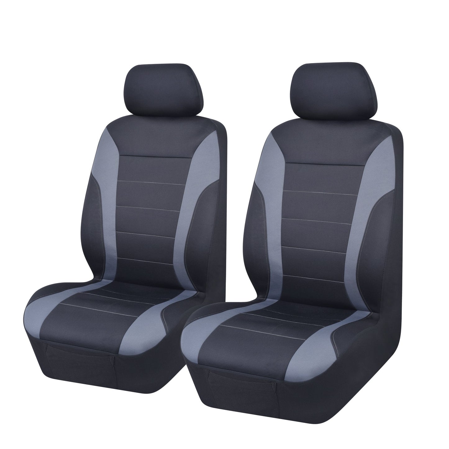 MyCar Universal Ultra Light Neoprene Front Seat Covers Size 30/35 - Blue/Grey - NEOA3507