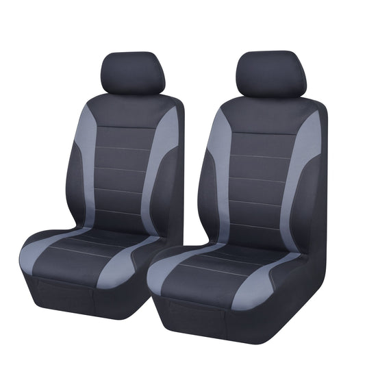 MyCar Universal Ultra Light Neoprene Front Seat Covers Size 30/35 - Blue/Grey - NEOA3507