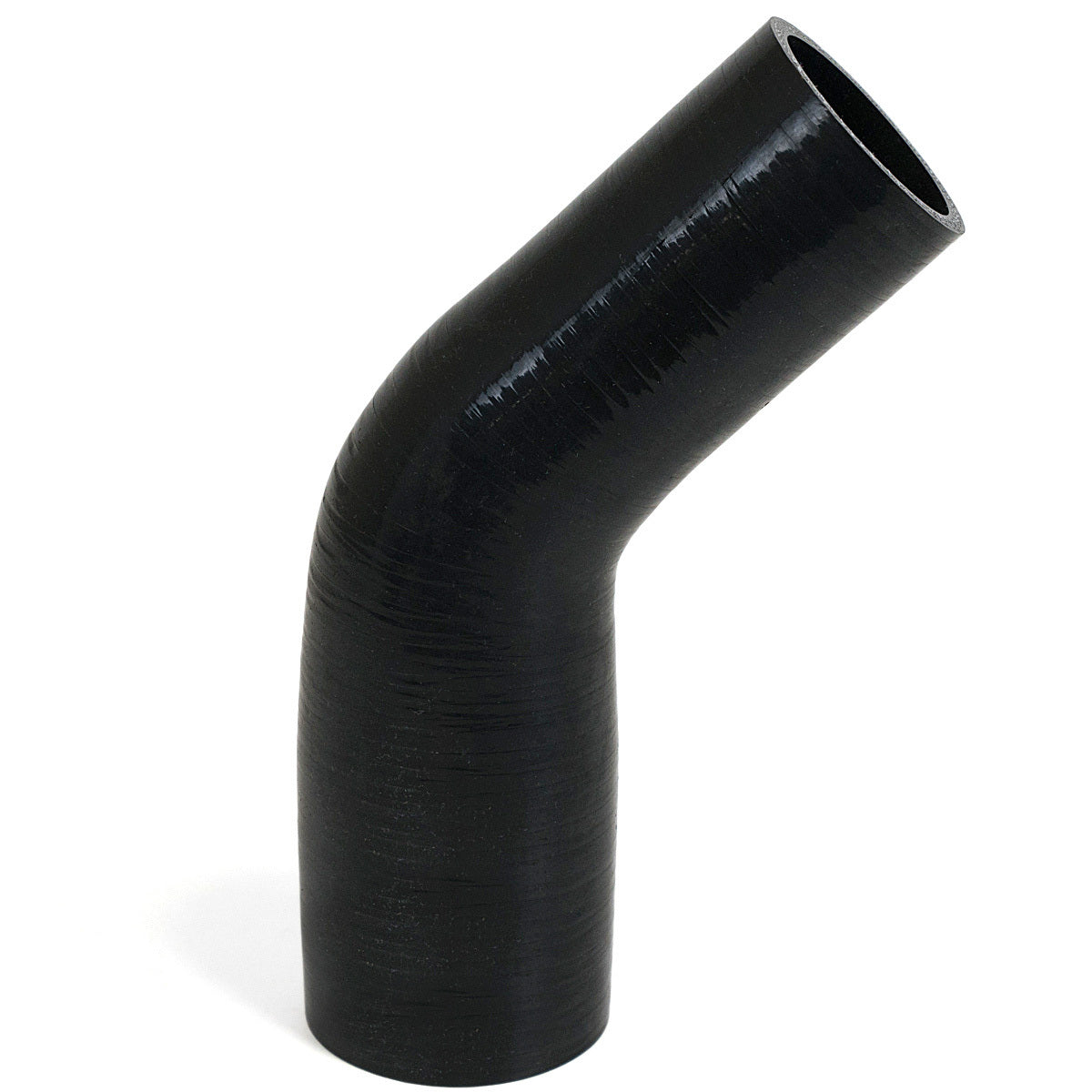 SAAS SSH455163 - 45 Degree Angled Silicone Reducer - 51mm x 63mm Black