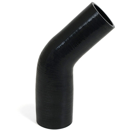 SAAS SSH455163 - 45 Degree Angled Silicone Reducer - 51mm x 63mm Black
