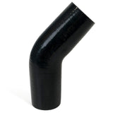 SAAS SSH456363 - 45 Degree 4 Ply Silicone Hose 63mm x 63mm Black