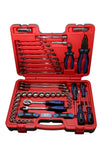 SP Tools 65 Piece Metric and SAE Tool Kit with Hard X-Case - SP51204 (Bulky Item - Freight Applies)