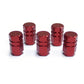 SAAS Red Metal Valve Caps - 5 Pack - 194255