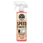 Spray bottle labeled 'Speed Wipe' by Chemical Guys on a white background