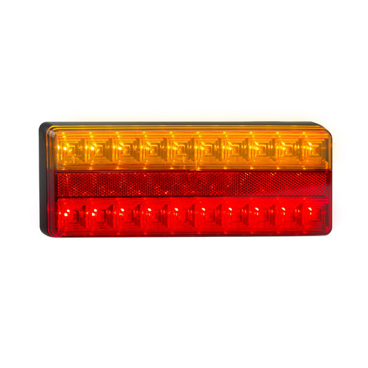 LED Autolamps 275MAR Rear 12/24V Combination LED Lamp with Inbuilt Reflector - Stop/Tail/Indicator
