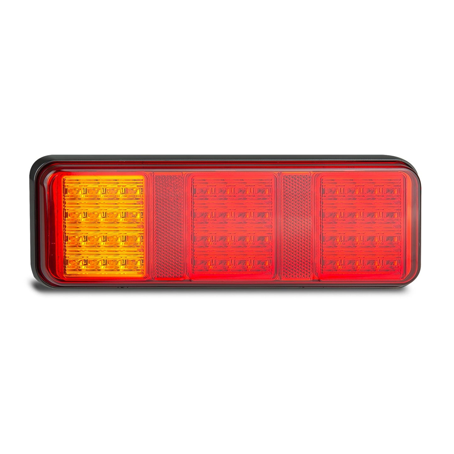 LED Autolamps 283ARRM Rear Combination LED Lamp with Screw or Bolt On Mounting and Reflector - Stop/Tail/Indicator