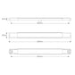 LED Autolamps 285BAR12 Low Profile Slimline Rear Combination LED Stop/Tail/Indicator Strip Lamp