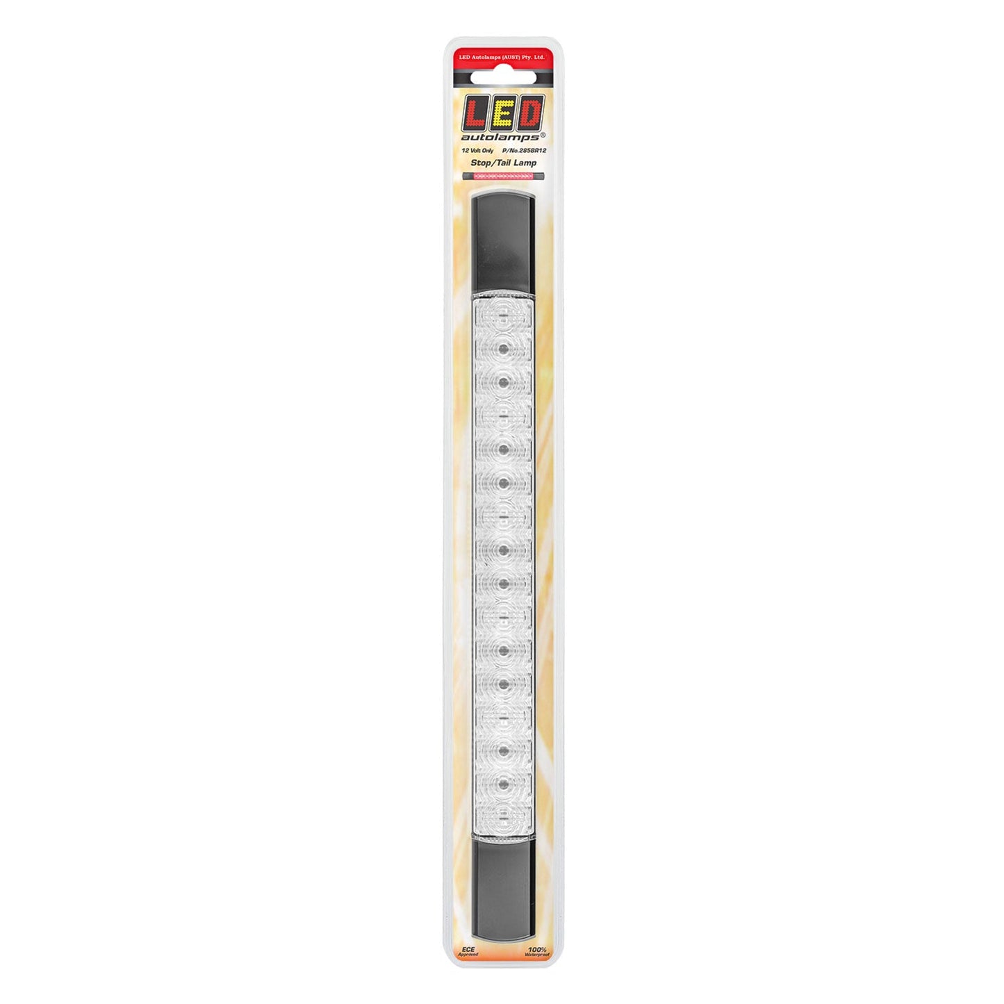LED Autolamps 285BR12 Low Profile LED Slimline Rear Stop/Tail Strip Lamp