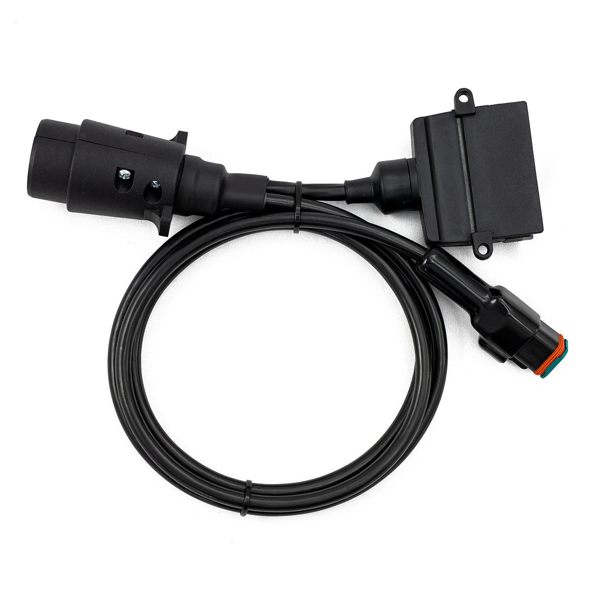 Elecbrakes A7LR-7 Plug and Play Adapter Large Round 7 Pin to Flat 7 Pin