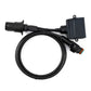 Elecbrakes A7SR-7 Plug and Play Adapter Small Round 7 Pin To Flat 7 Pin